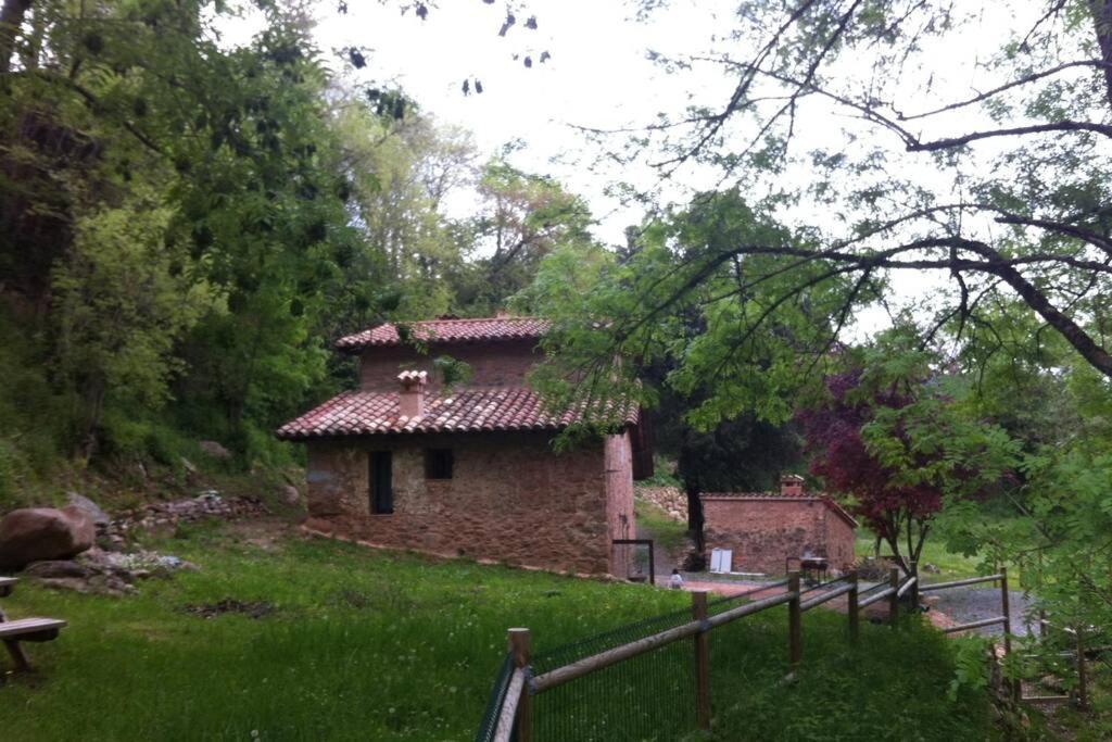 La Badenca. Masia Catalana del S. XVII Riudaura Exterior foto